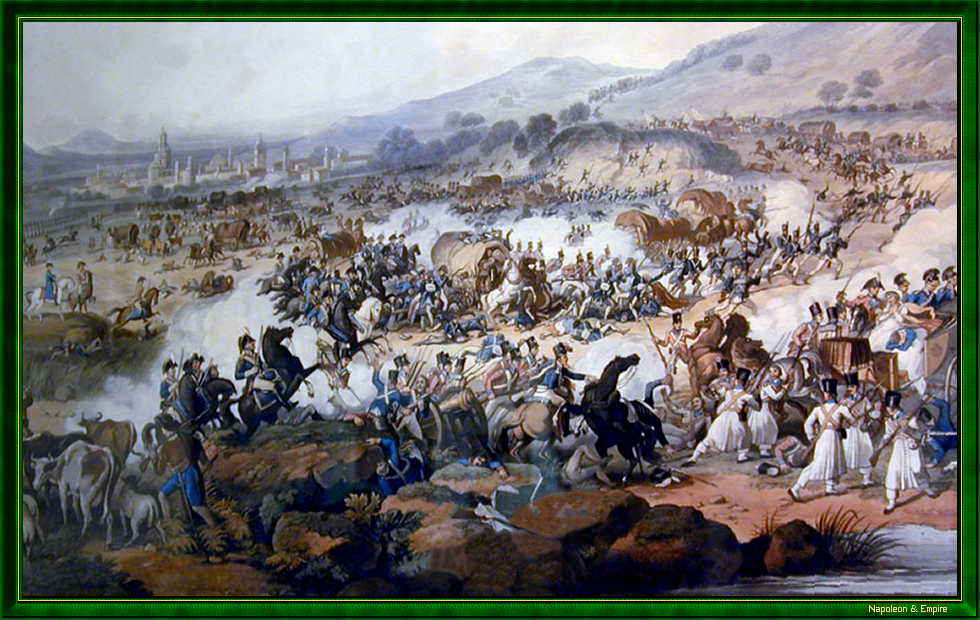 Batailles napoléoniennes - Tableau de la bataille de Vitoria - 
