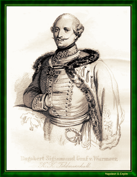 "Le comte Dagobert Sigismund von Wurmser". Estampe du XIXème siècle.