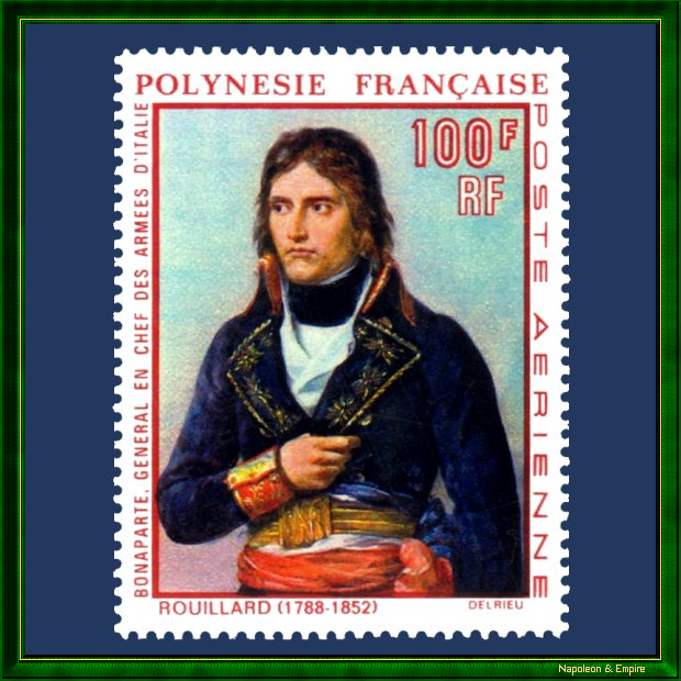 Polynesian stamp depicting General Bonaparte