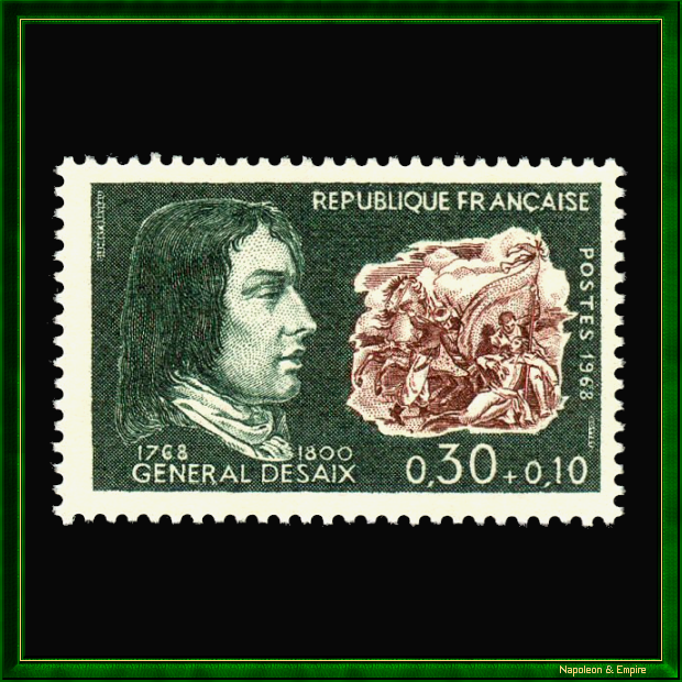 Stamp with the effigy of Louis Charles Antoine Desaix