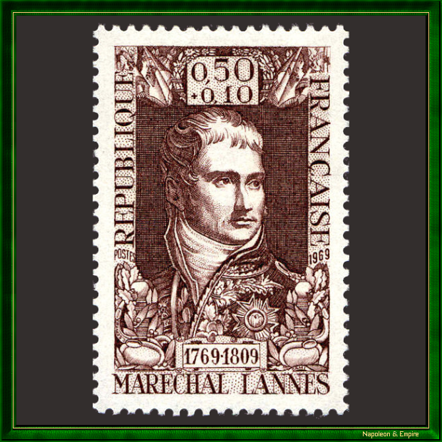 Stamp representing Marshal Jean Lannes