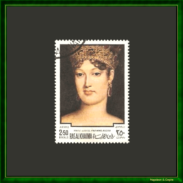 Stamp representing Marie Louise of Austria