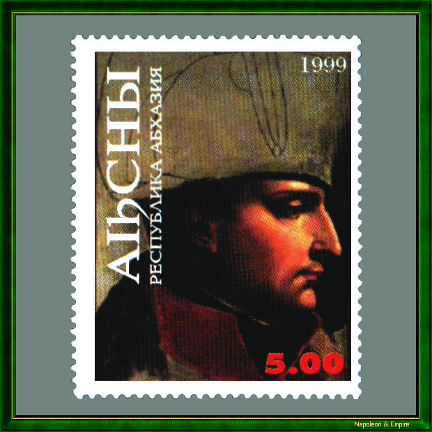 Abkhazian stamp representing Napoleon I