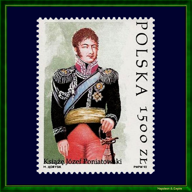 Polish stamp representing Joseph Poniatowski