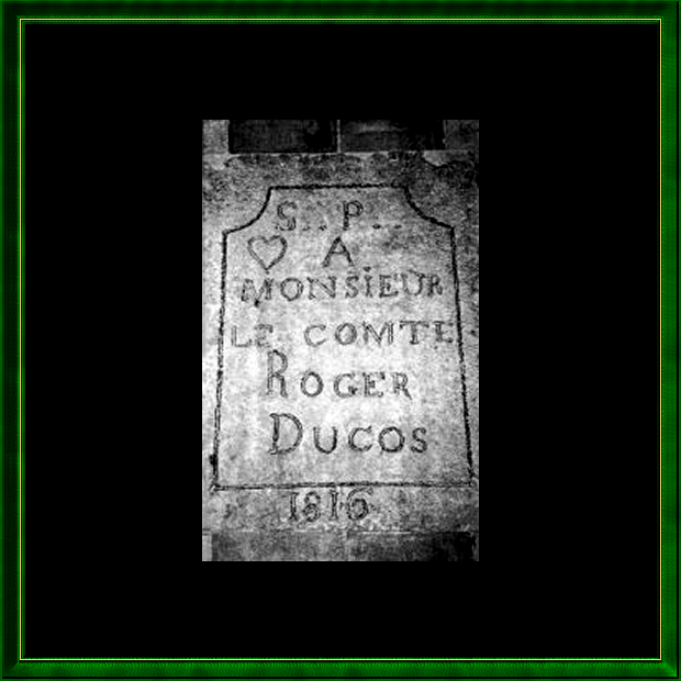 Mortuary plaque of Roger Ducos